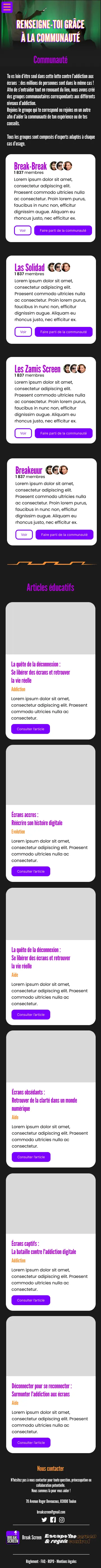 Break Screen - Gallery 2
