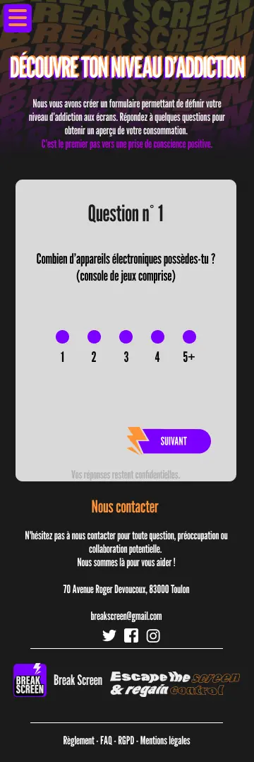Break Screen - Gallery 4