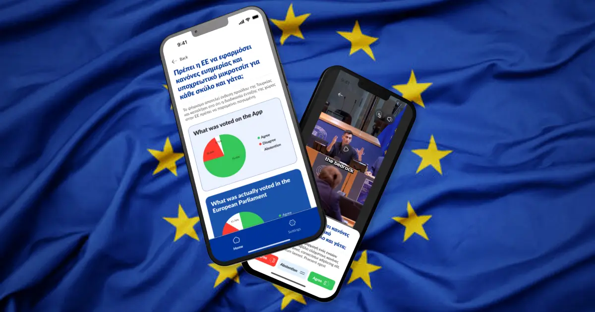 Aperçu du application pour Direct Democracy