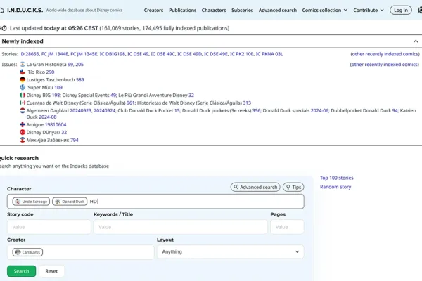 Aperçu du site internet pour I.N.D.U.C.K.S.