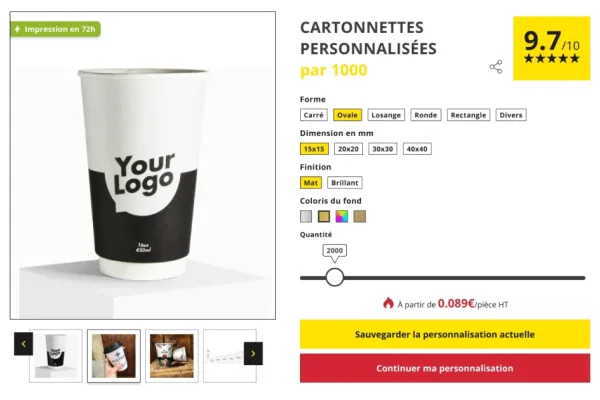 Aperçu du site internet pour PAPA France