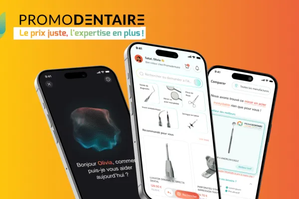 Aperçu du site internet pour Promodentaire