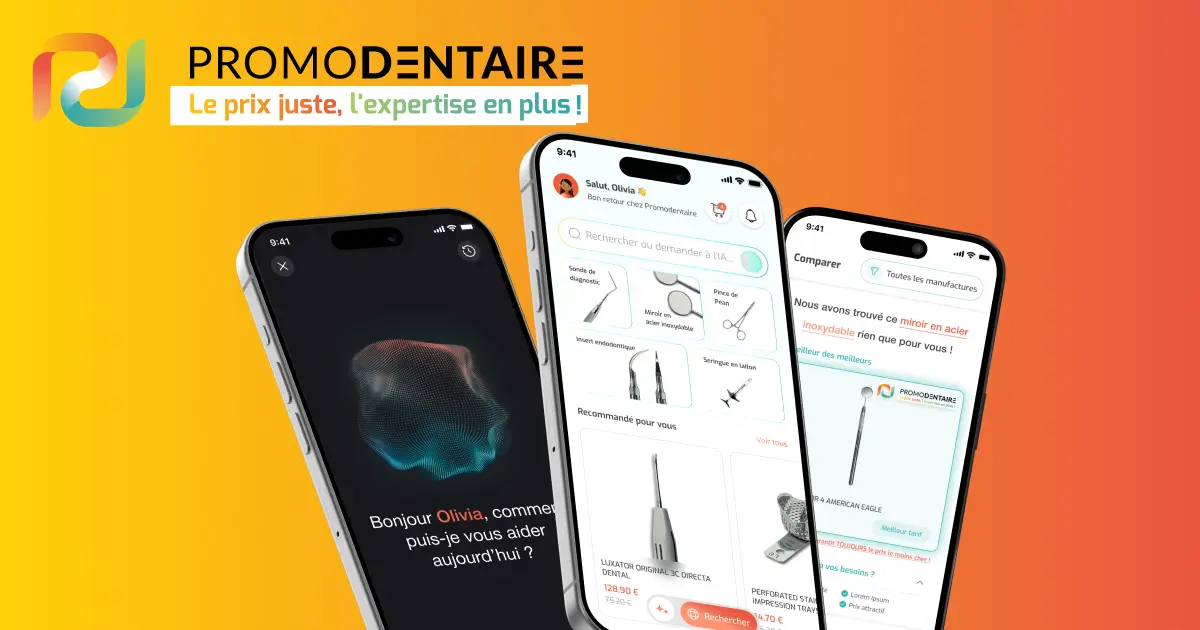 Aperçu du site internet pour Promodentaire